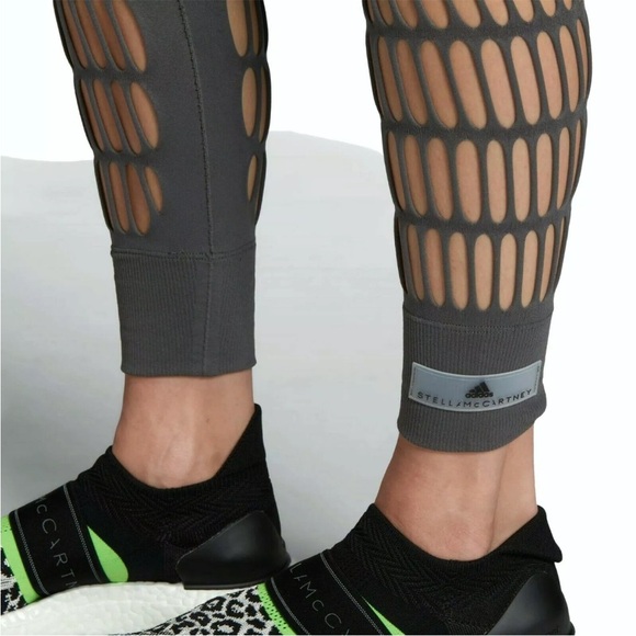 Women Adidas By Stella McCartney Warp Knit Tights - Picture 6 of 14